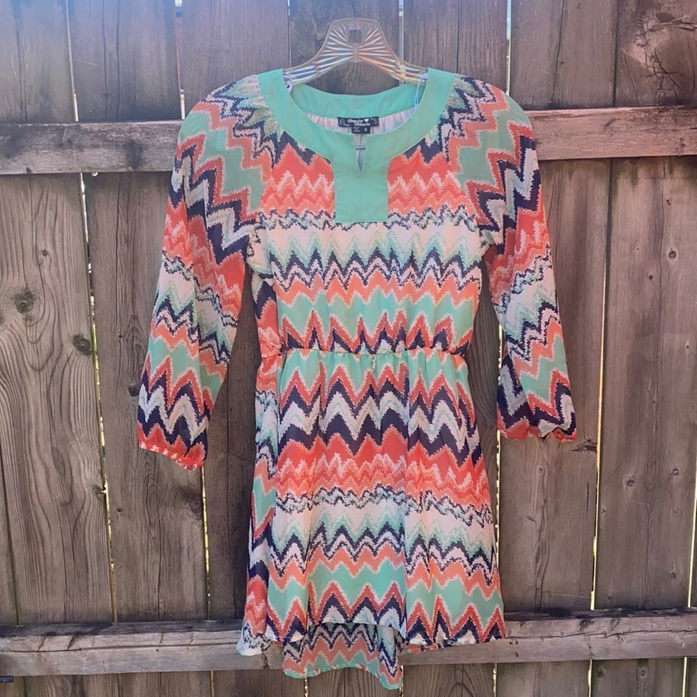 Sequins Heart Dress sz. 8